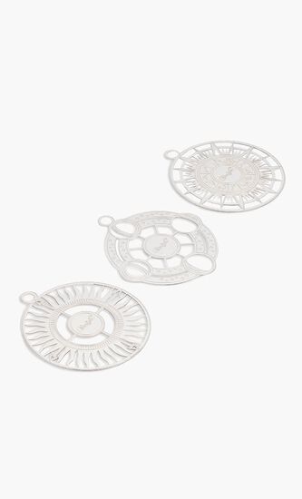 R&Atilde;&ordf;ve Cosmique Set of 3 Ornaments Mini Silver Plated