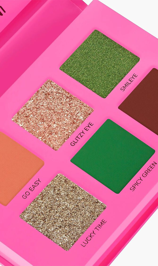 CHIARA FERRAGNI FANCY GREEN EYESHADOW KIT 6 COLORS