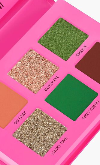 CHIARA FERRAGNI FANCY GREEN EYESHADOW KIT 6 COLORS