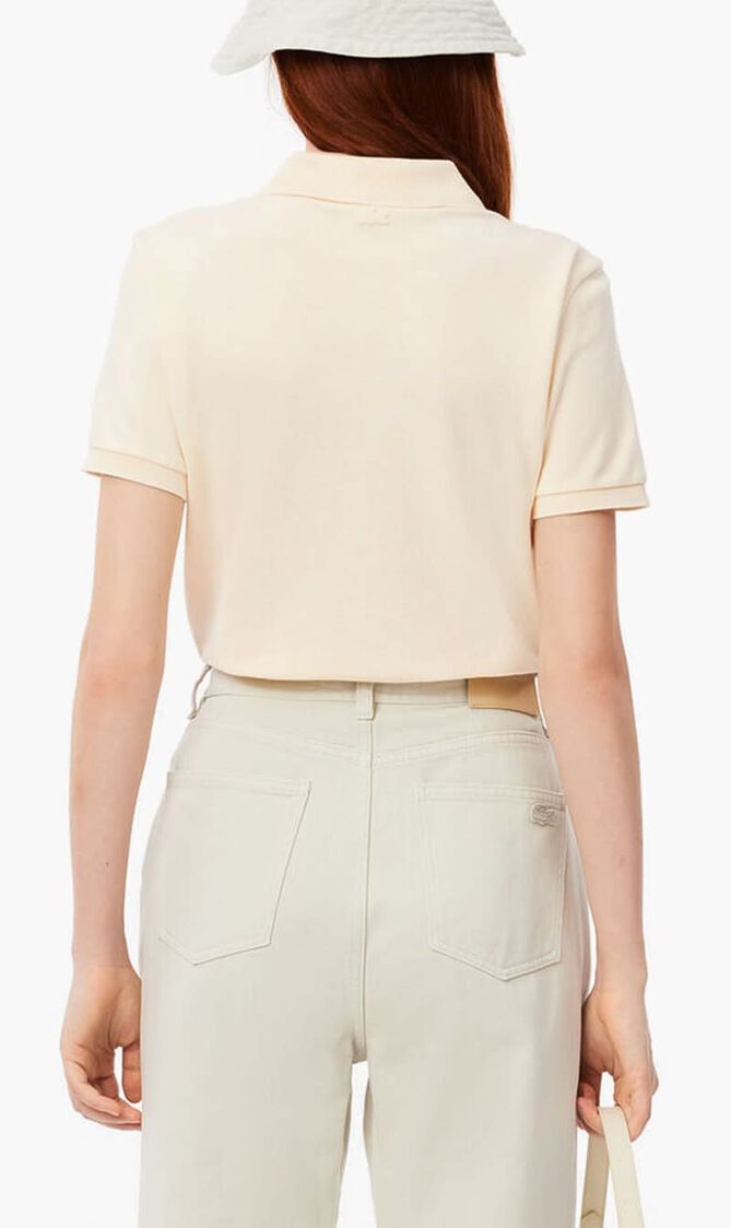 Wash Effect Pique Polo Shirt