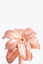 LMS PALM CANDLESTICK HOLDER - PINK - LARGE