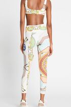 Printed Scoop-back Bra