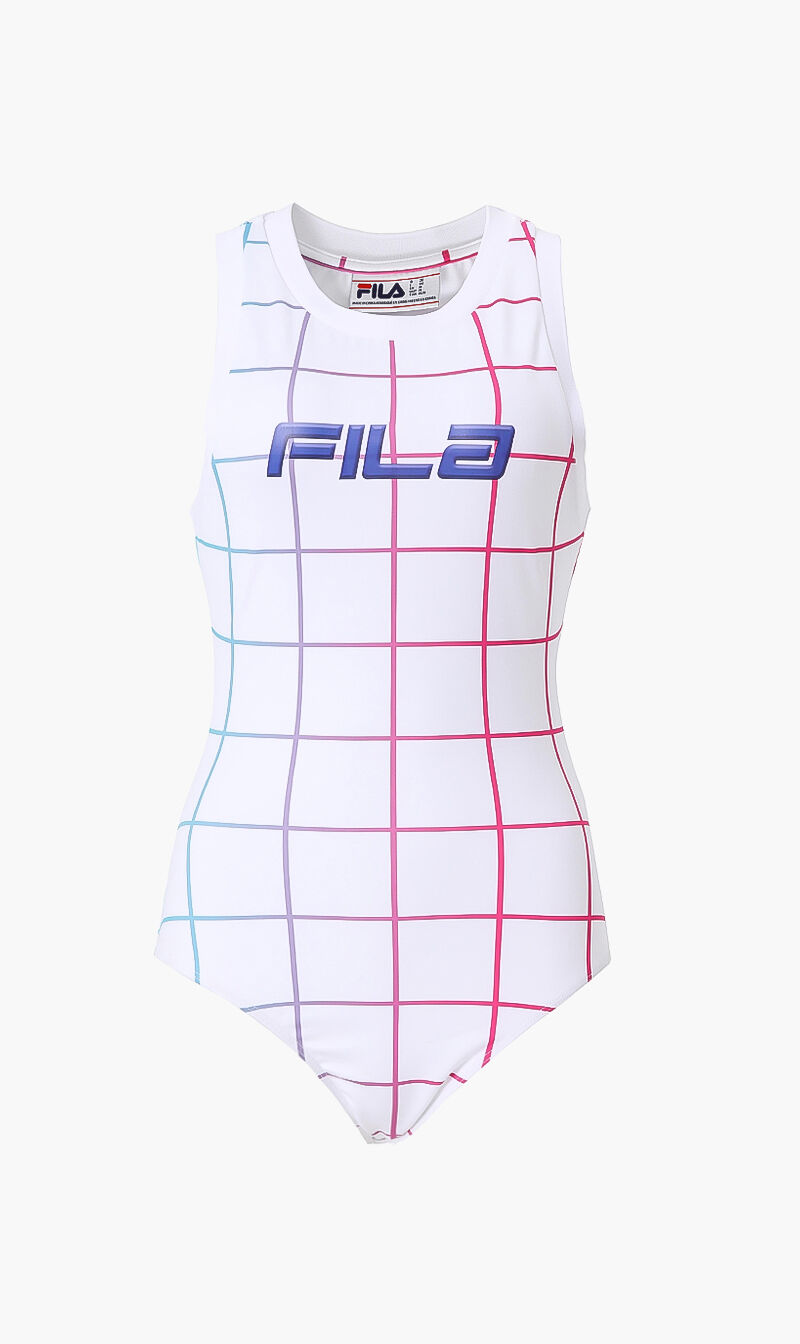 White fila bodysuit online