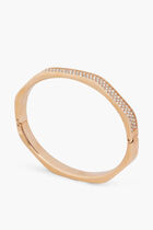 SJC RE DEXTERA BANGLE OCT PAVE CRY/ROS L