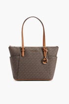 Jet Set Logo Zip Tote Bag