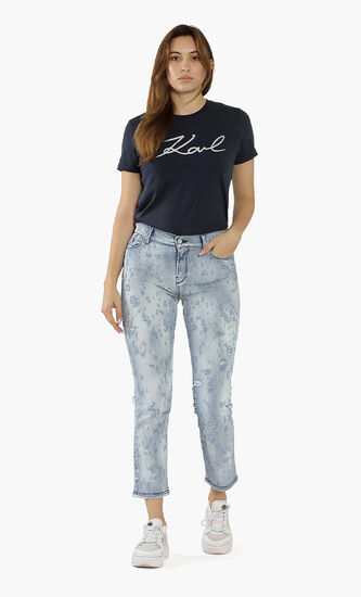 Ripped Washed Jeans