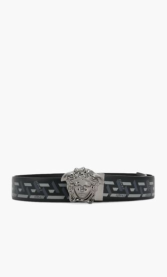 All Over Branding Leather Belt