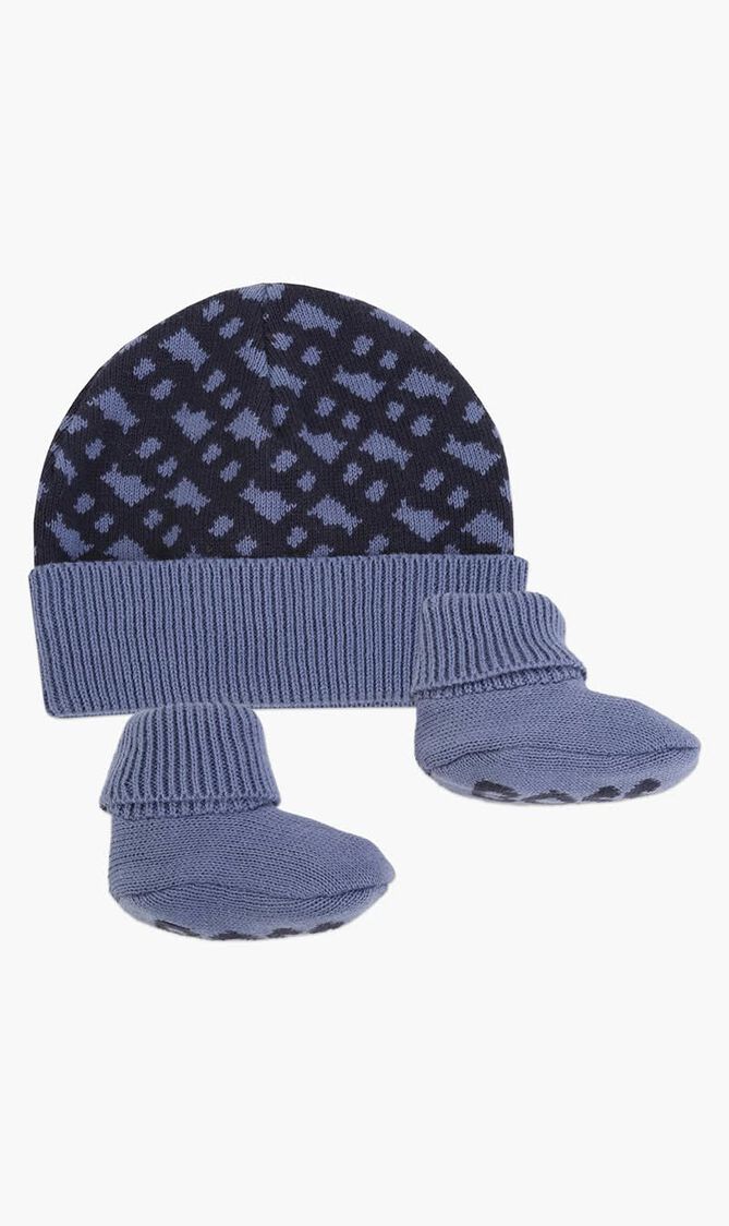 PULL ON HAT+SLIPPERS