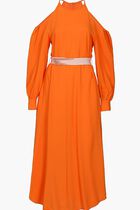 Belted Drop Shoulder Dress