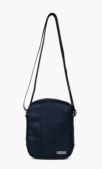 Zipper Leather Crossbody Bag