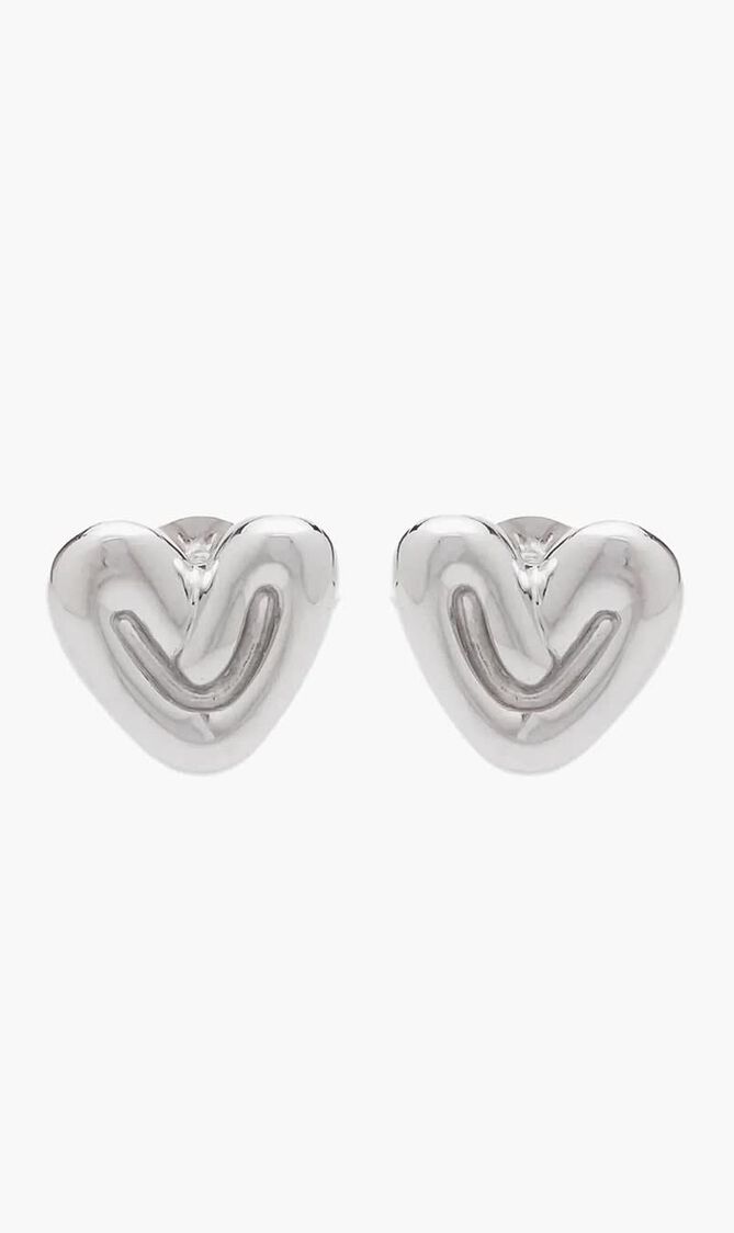 Puffy Heart Mini Stud Earrings
