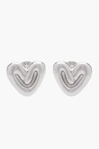 Puffy Heart Mini Stud Earrings