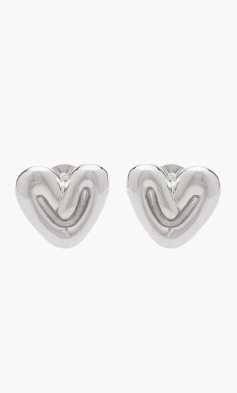 Puffy Heart Mini Stud Earrings