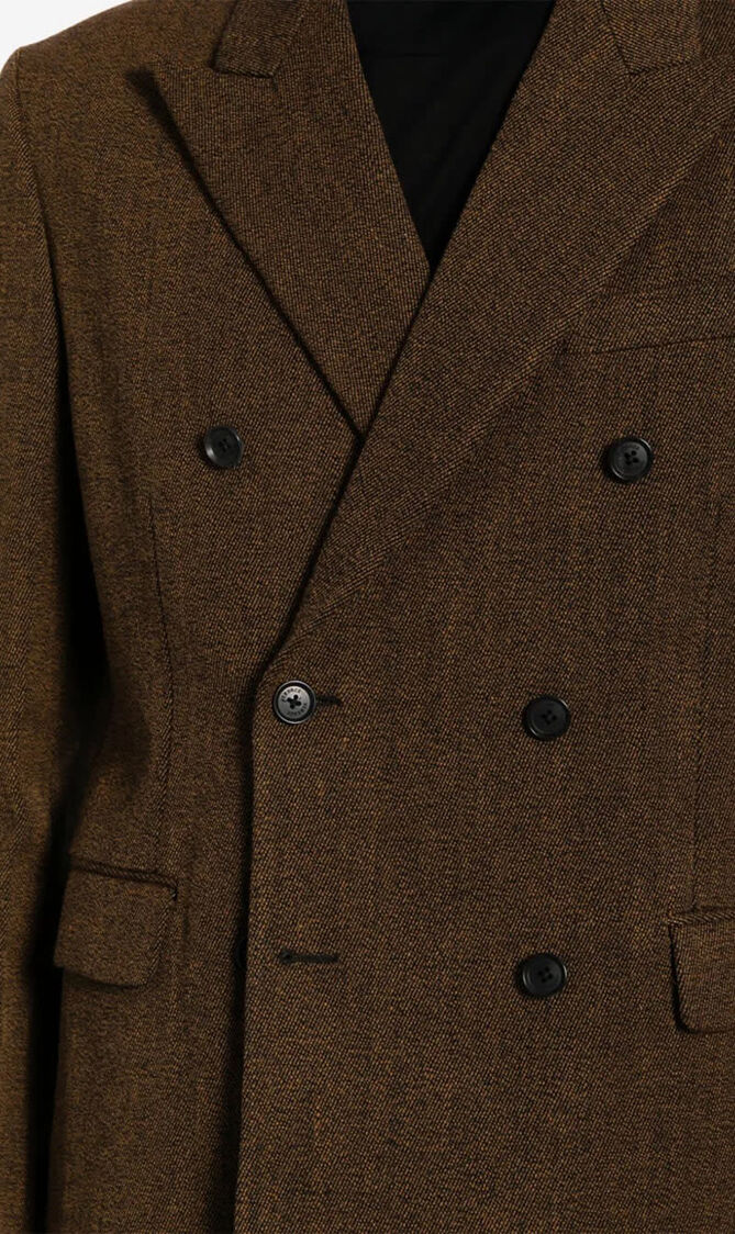 Double Breasted Wool Blazer