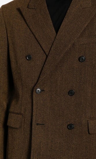 Double Breasted Wool Blazer