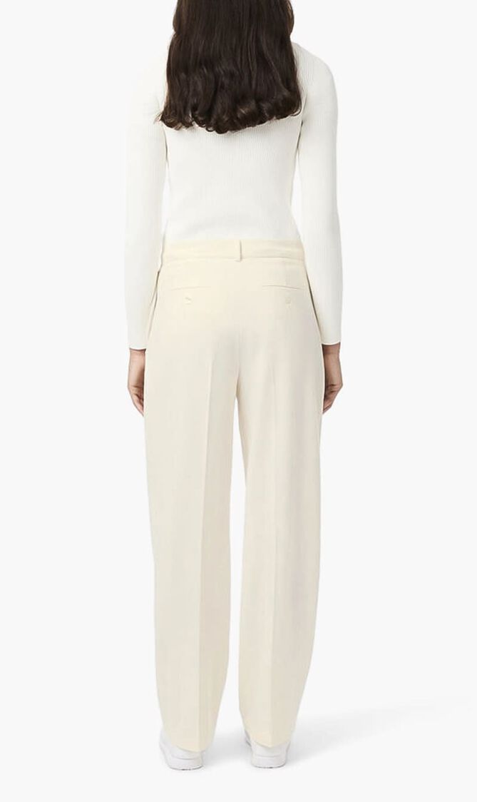 Oversized Pleated Flannel Pants