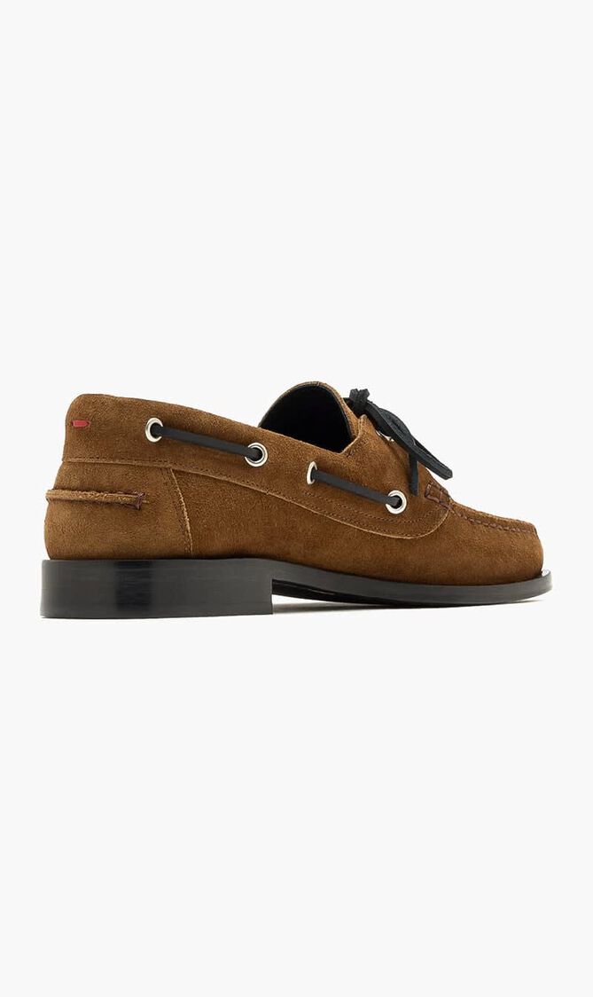HARRIS COW SUEDE LEATHER TOBACCO