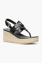 Aubrey Cutout Leather Sandals
