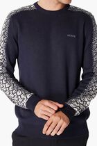 Denzel Cn Ls Jacquard Swtr