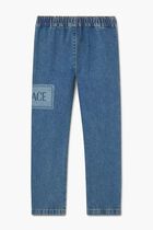 PANT DENIM DENIM BLUE MEDIUM WASH 90S VINTAGE LOGO KIDS LASER