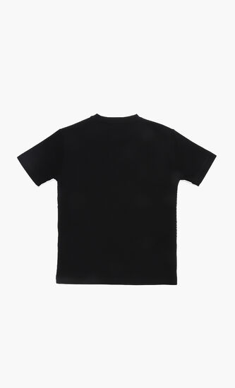 Black Lion Print T-shirt