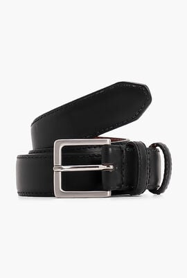 Kevin Tongue Buckle Leather Belt