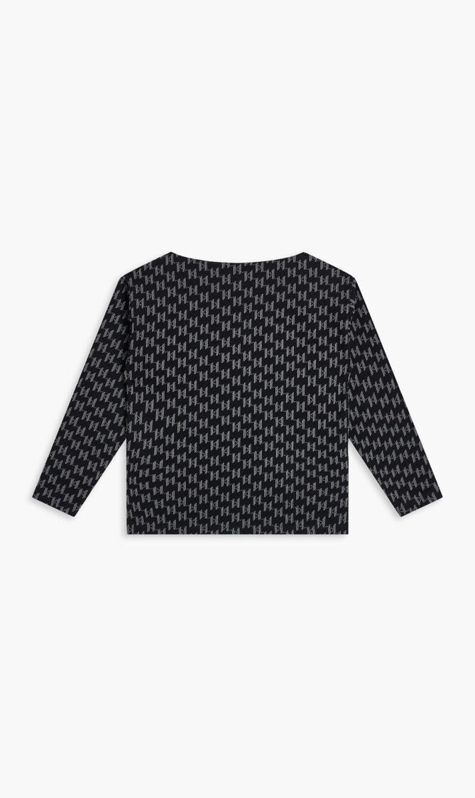 JACQUARD LOGO SWEATSHIRT