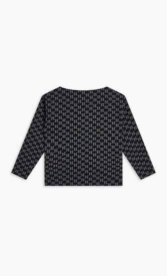 JACQUARD LOGO SWEATSHIRT