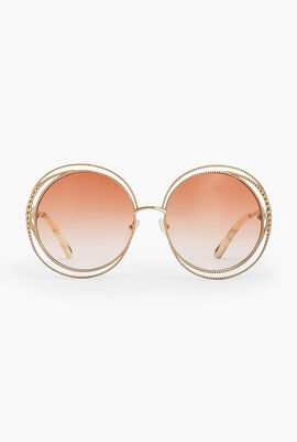 Carlina Chain Oversized Sunglasses