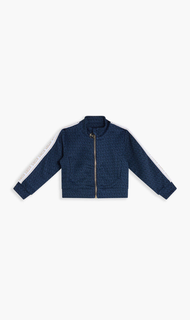 All Over Print Zip Sweatshirt