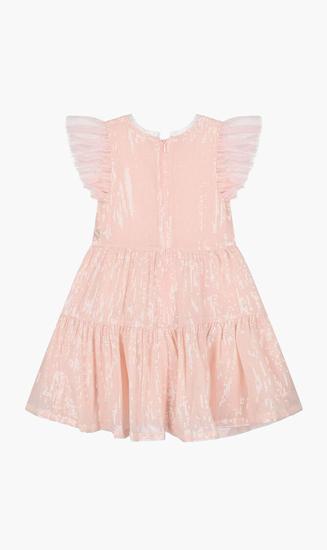 Chiffon Sequin Dress