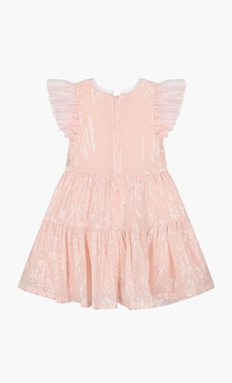 Chiffon Sequin Dress
