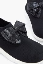 KNITTED SNEAKERS WITH RESTRAINT BOW KNITTED SNEAKERS WITH RESTRAINT BOW