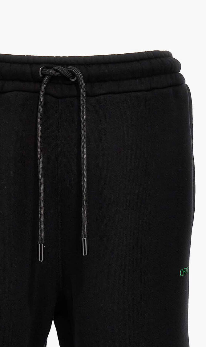 MOON TAB SWEATPANTS BLACK GREEN