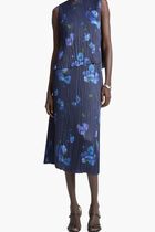 Poppy Blur Crushed Satin Shell