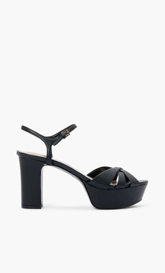 SANDALS SLING BACK BLACK 002