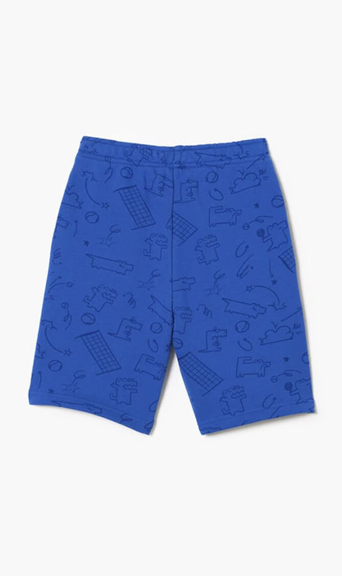 Croc Motif Fleece Shorts