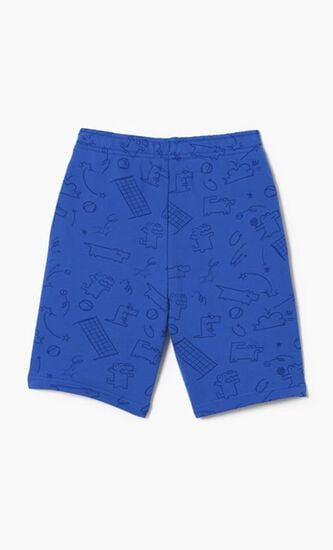 Croc Motif Fleece Shorts