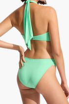 High Leg Ruched Side Bikini Bottom