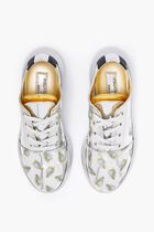 Loop Strawberry Print Metallic Low-Top Trainers