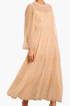 Scatter Dot Round Neck Ankle