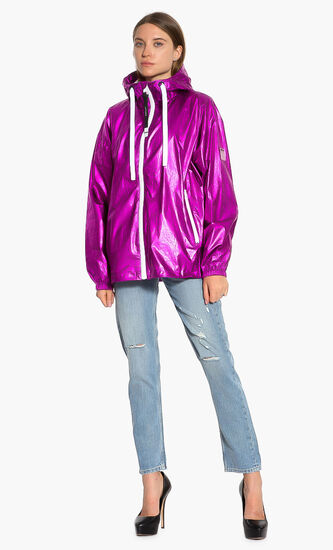 Plain Hooded Jacket