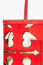 Ella Cutout Logo Small Tote Bag