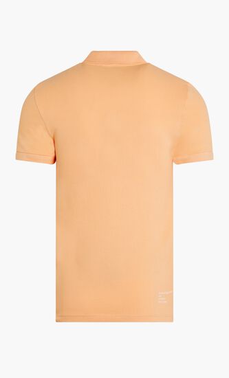 SHORT SLEEVED RIBBED COLLAR SHIRT