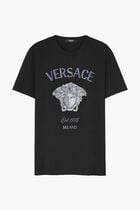 T-SHIRT COMPACT COTTON JERSEY FABRIC + MAXI MEDUSA BRANDING EMBROIDERY