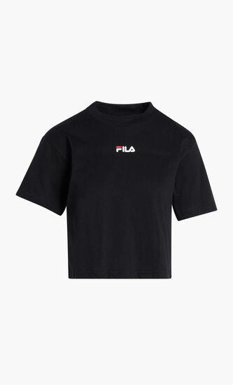 CROPED BOX LINE TEE