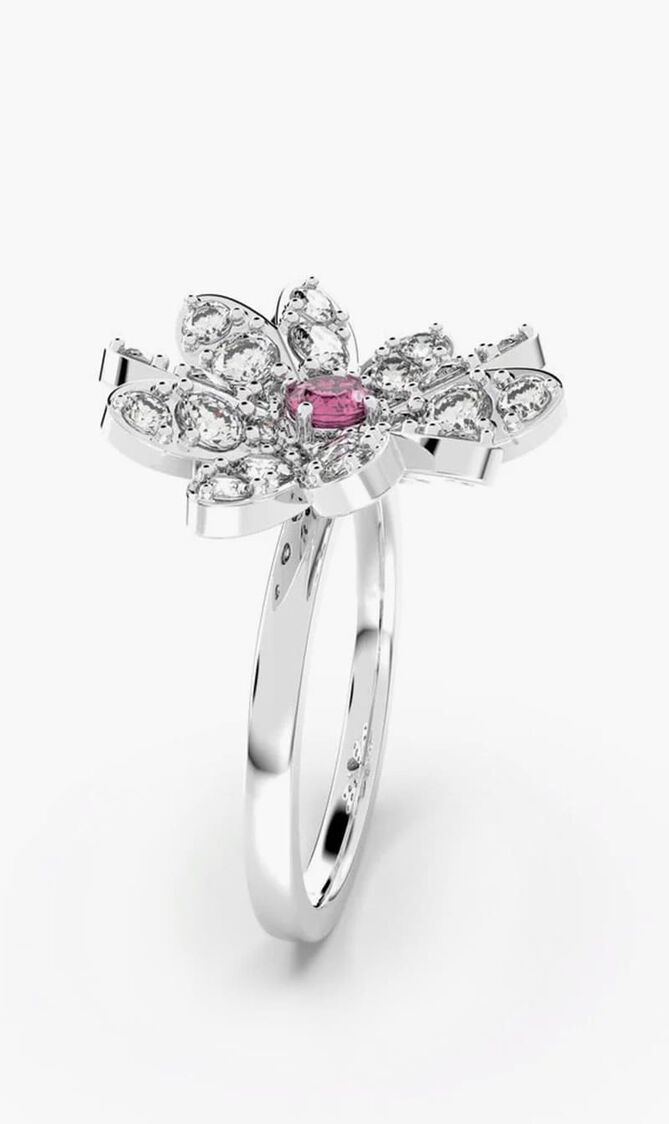 SJC ETERNAL FLOWER RING REDBL/MIX 52MM