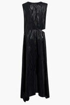 WOODGRAIN LUREX DRESS