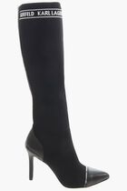 PANDORA HI LEG KNIT BOOTBLACK KNIT TEXTILE