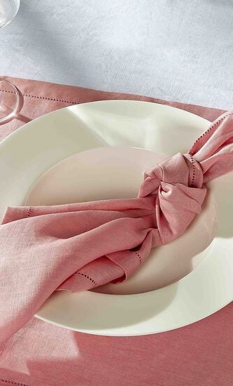 Feliz Napkin Pink Set Of 6